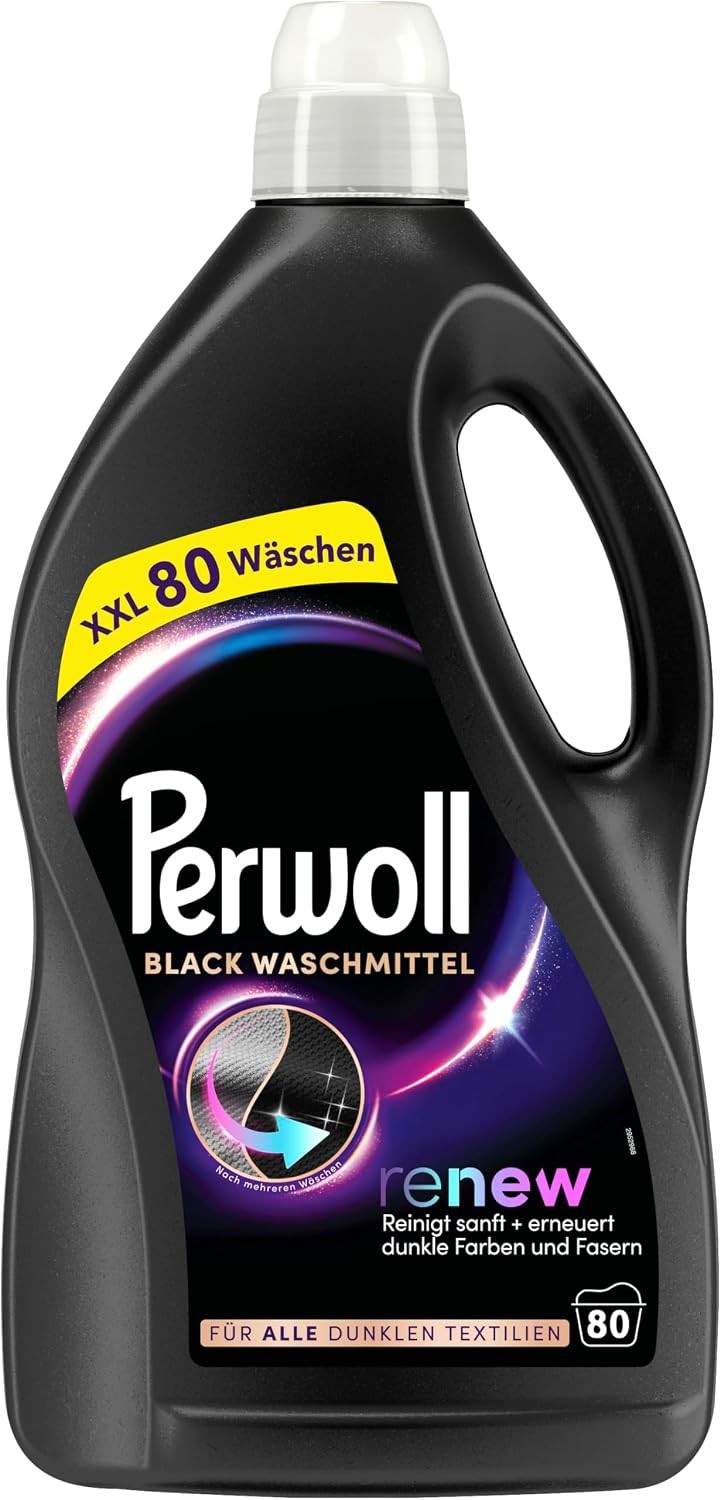Black Liquid Detergent 80 Wash Loads For All Dark Colors | Mild Detergent