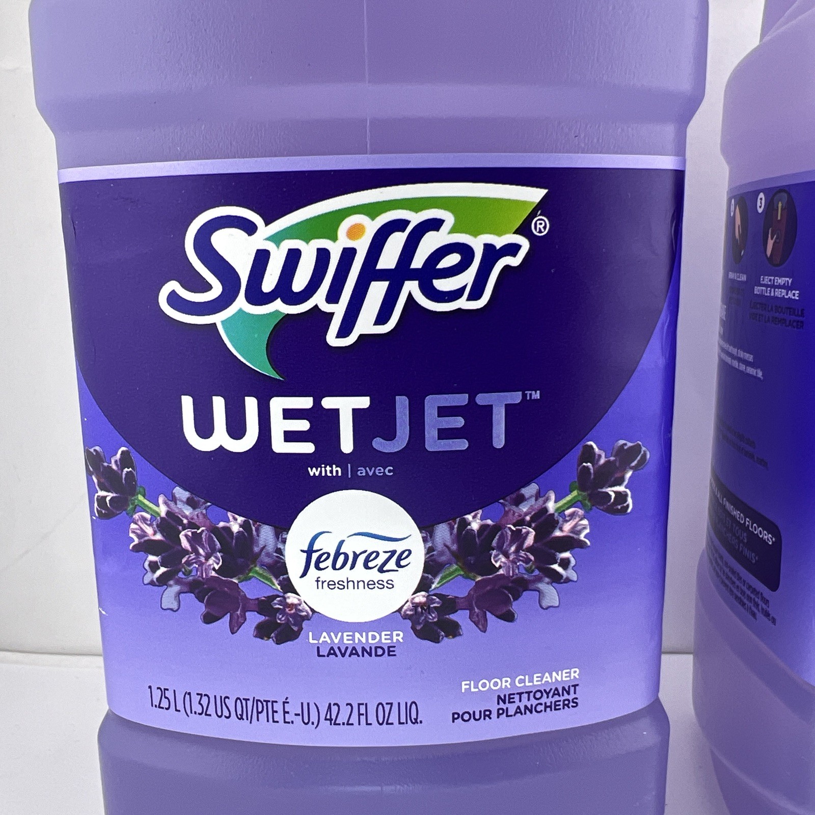 Swiffer Wet Jet Solution Refill, Febreze Lavender, 42.2 oz Ea, 2 PK – Free Shipp