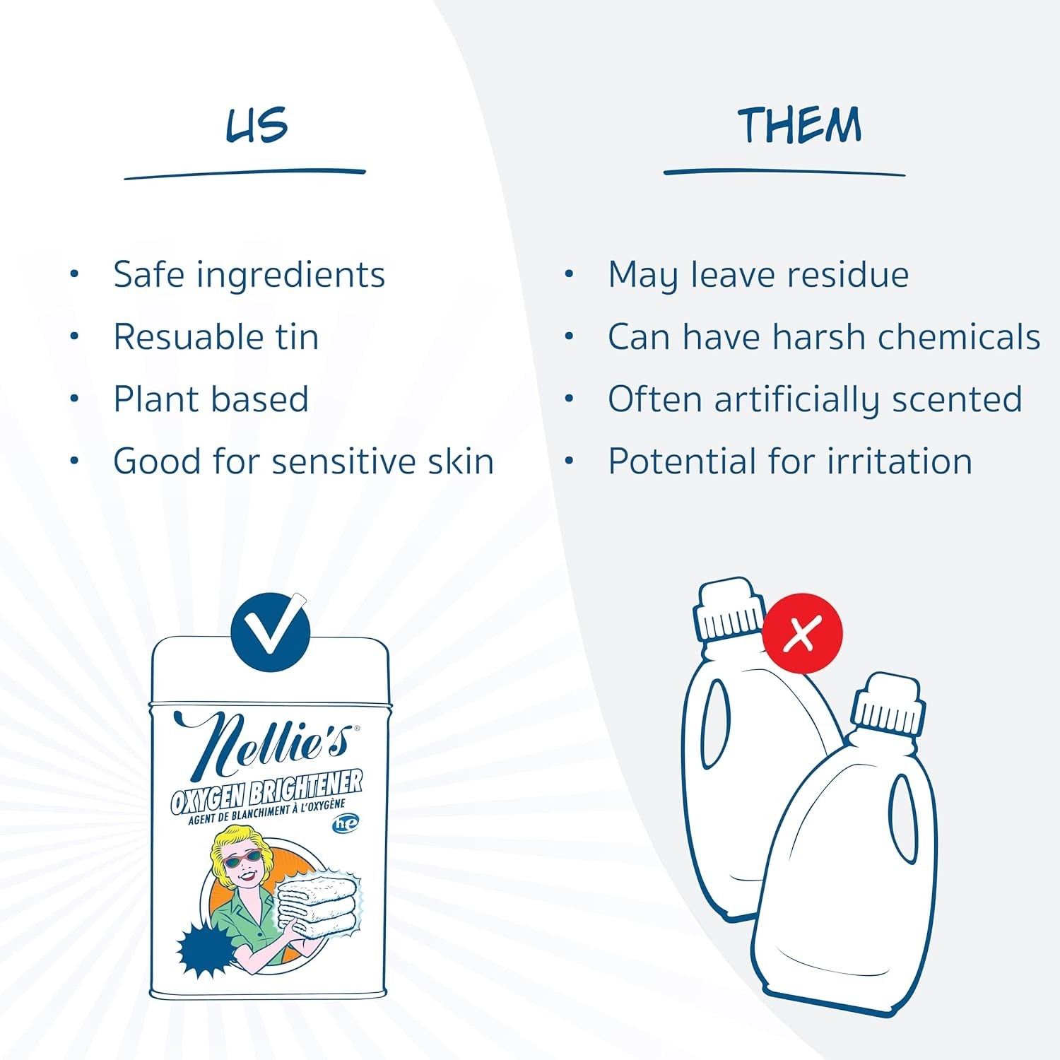 Nellie’s Oxygen Brightener 3.75 lbs Each (Pack of 3)