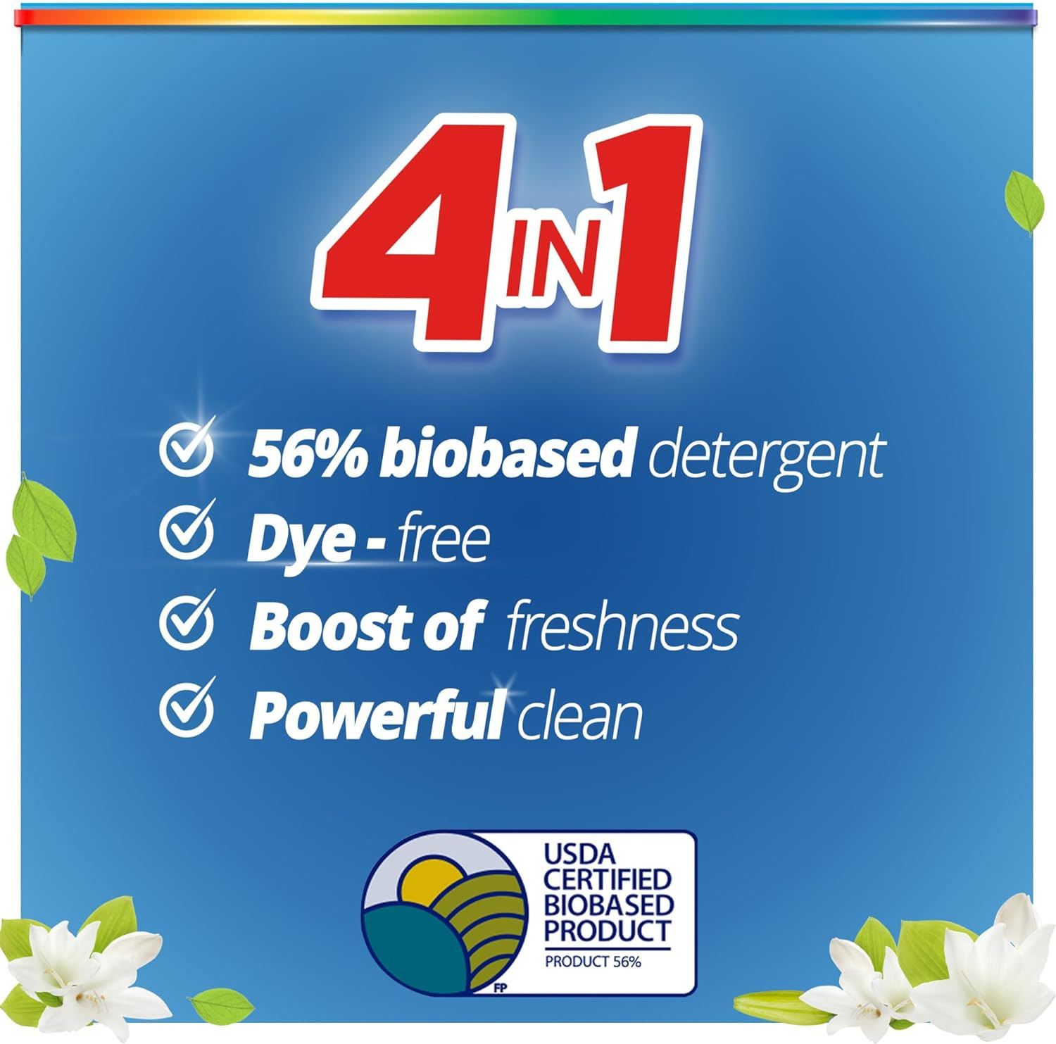 Liquid Laundry Detergent, Ultra Concentrated, Natural Elements 82.5 Oz 165 Loads