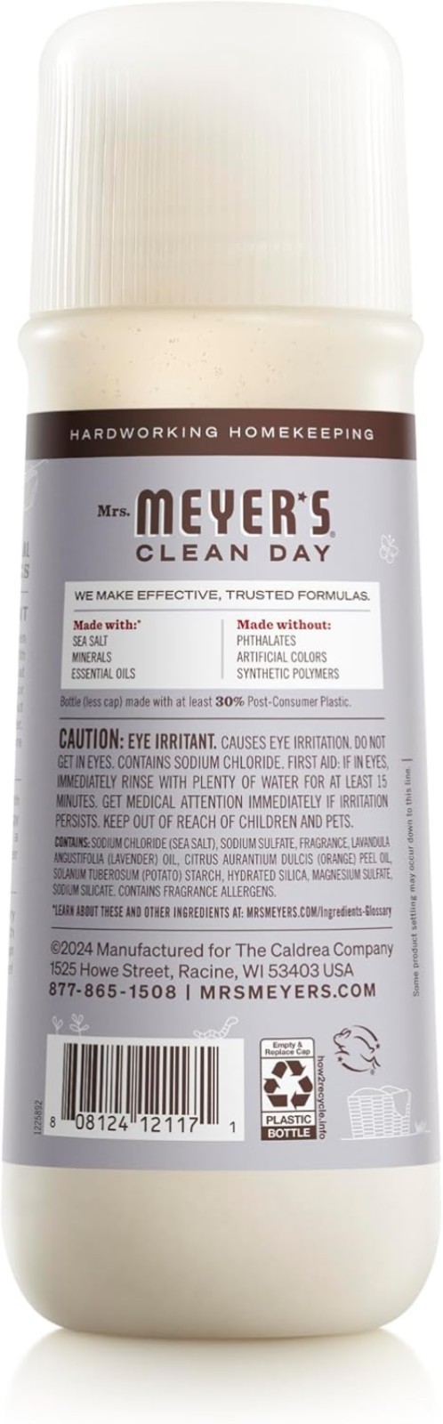 Mrs. Meyer’s Clean Day Laundry Scent Boosters, Lavender Scent, 18oz