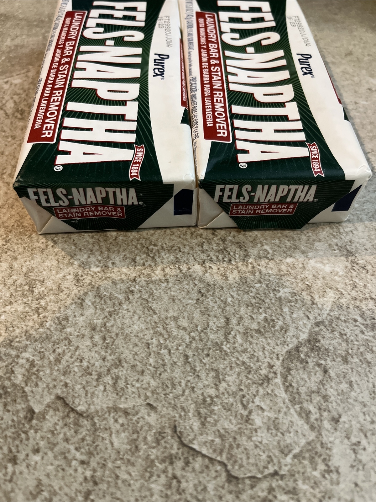 (Set Of 2) Fels Naptha Heavy Duty Laundry Soap 5.0 Ounce Bar