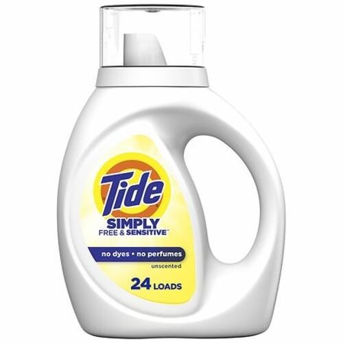 5 PACK Tide Simply Liquid Laundry Detergent Free & Sensitive 32 fl oz 24