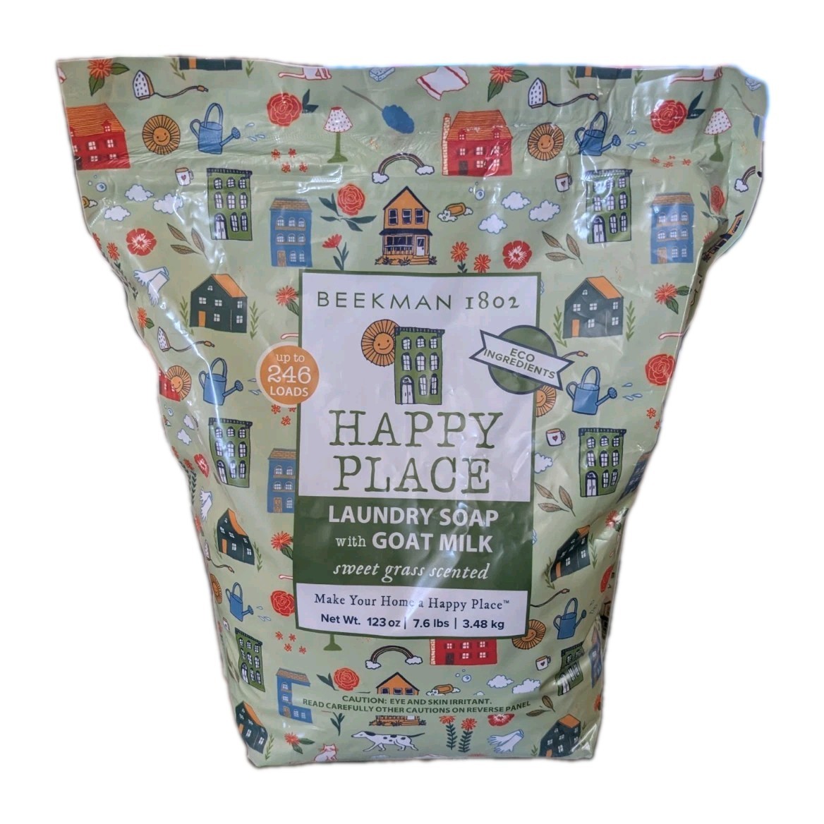 Beekman 1802 Happy Place 246-Load Laundry Soap-Sweet Grass Scented