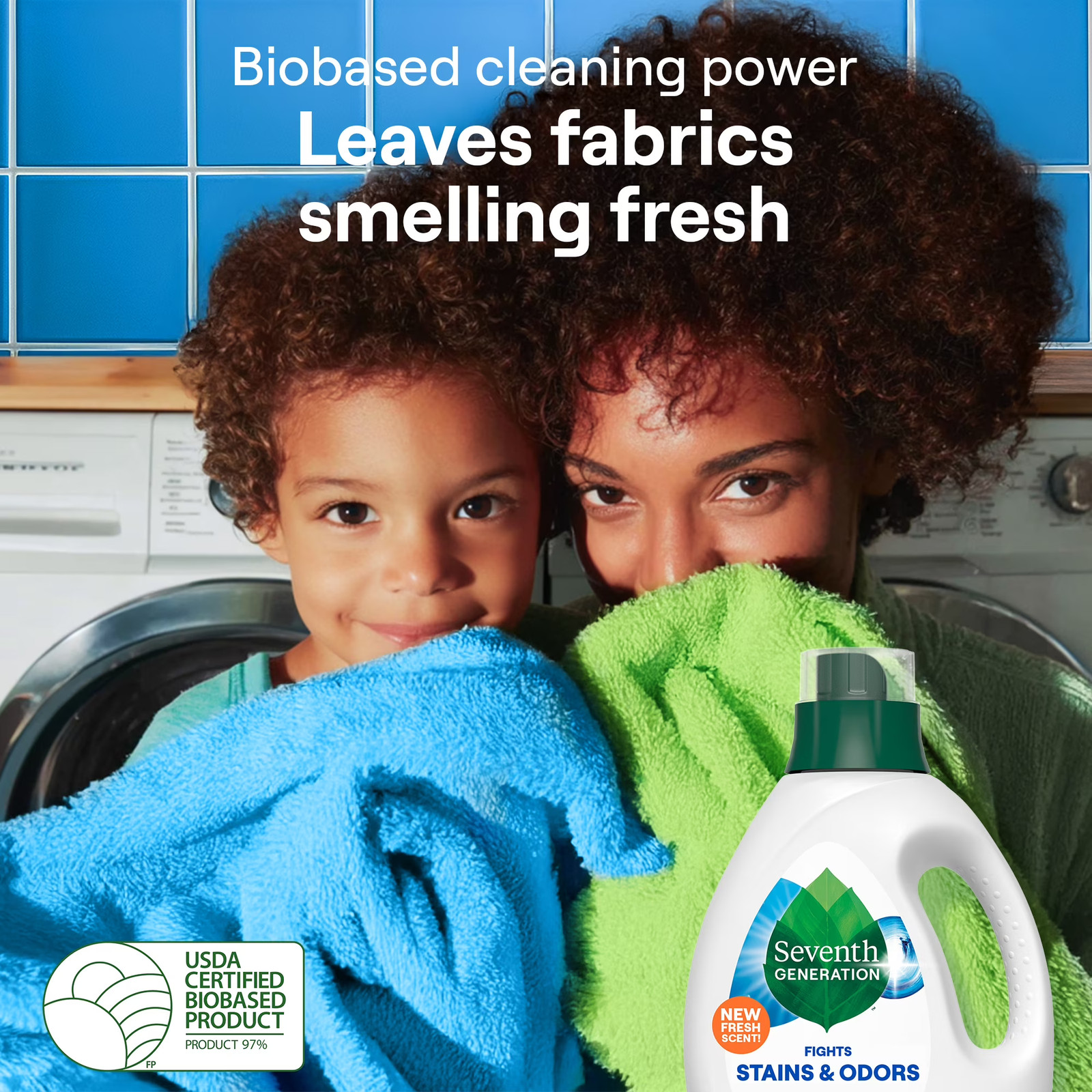 Fresh Scent Liquid Laundry Detergent, 90 fl oz, 60 Loads