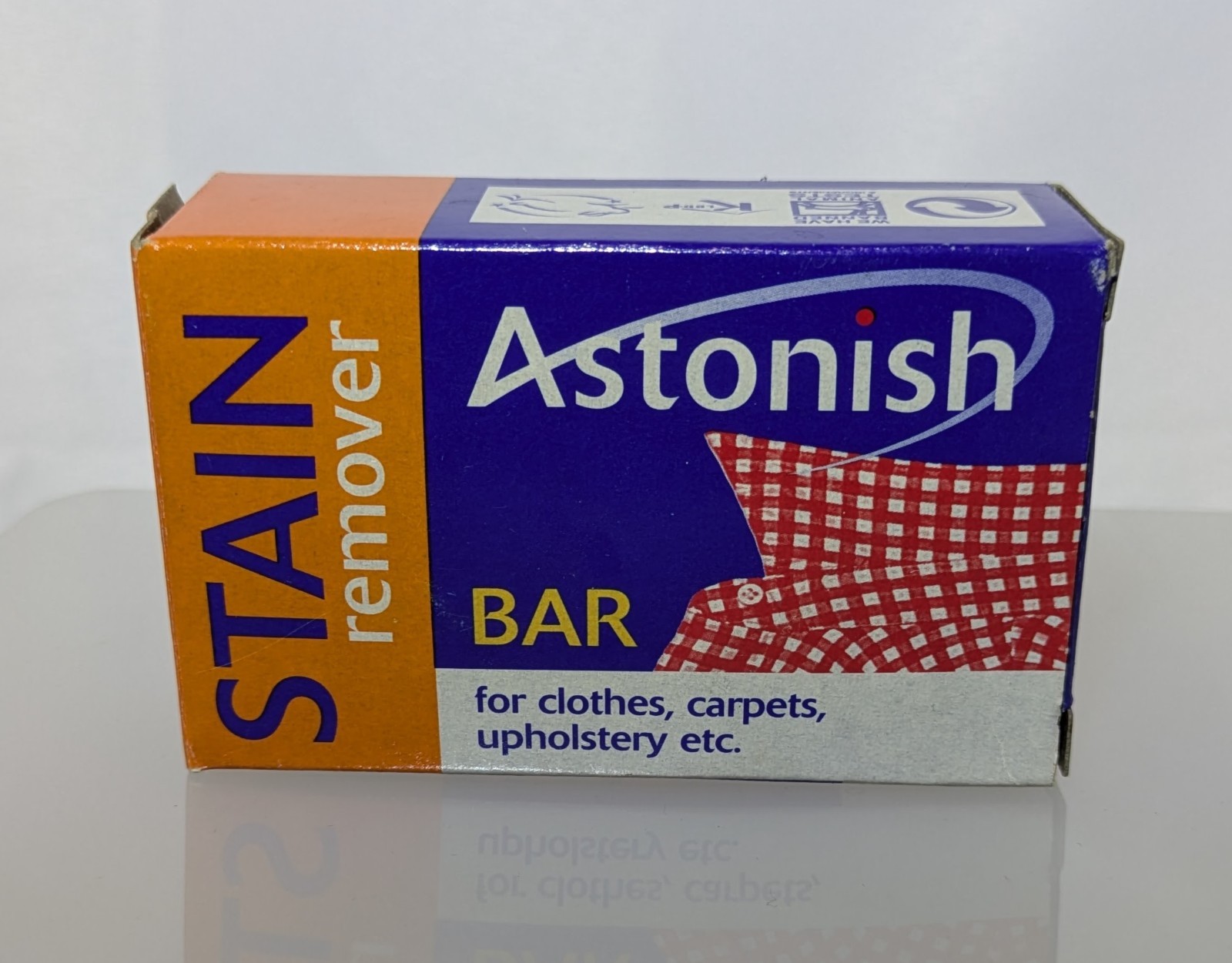 Astonish Stain Remover Bar Cloths, Carpet, and Upholstery Pre Laundry Fabric 75g
