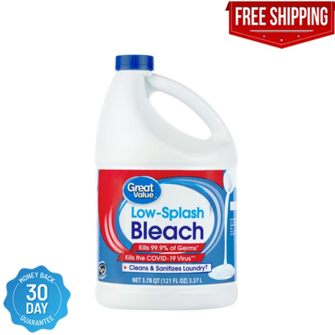 Low Splash Bleach Regular, 121 Oz