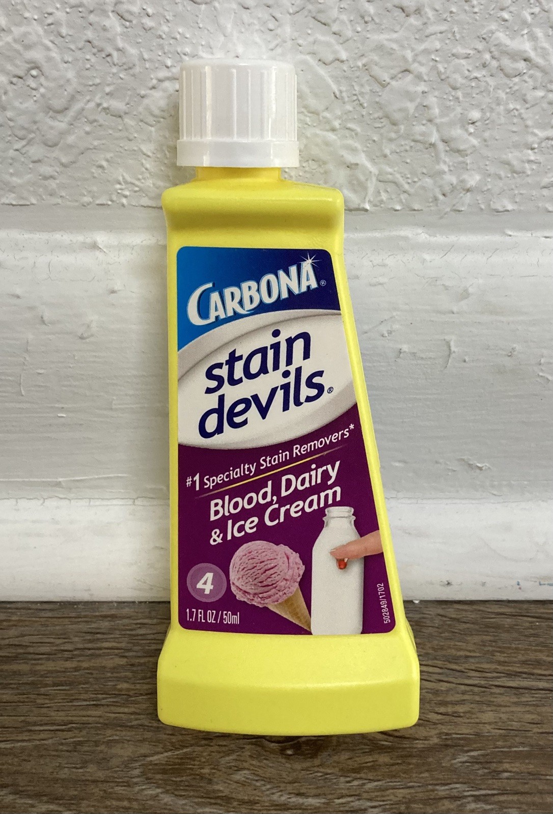 Stain Devils #4 Stain Remover, Blood & Dairy, Ice Cream 1.7 oz 406/24 Specialty