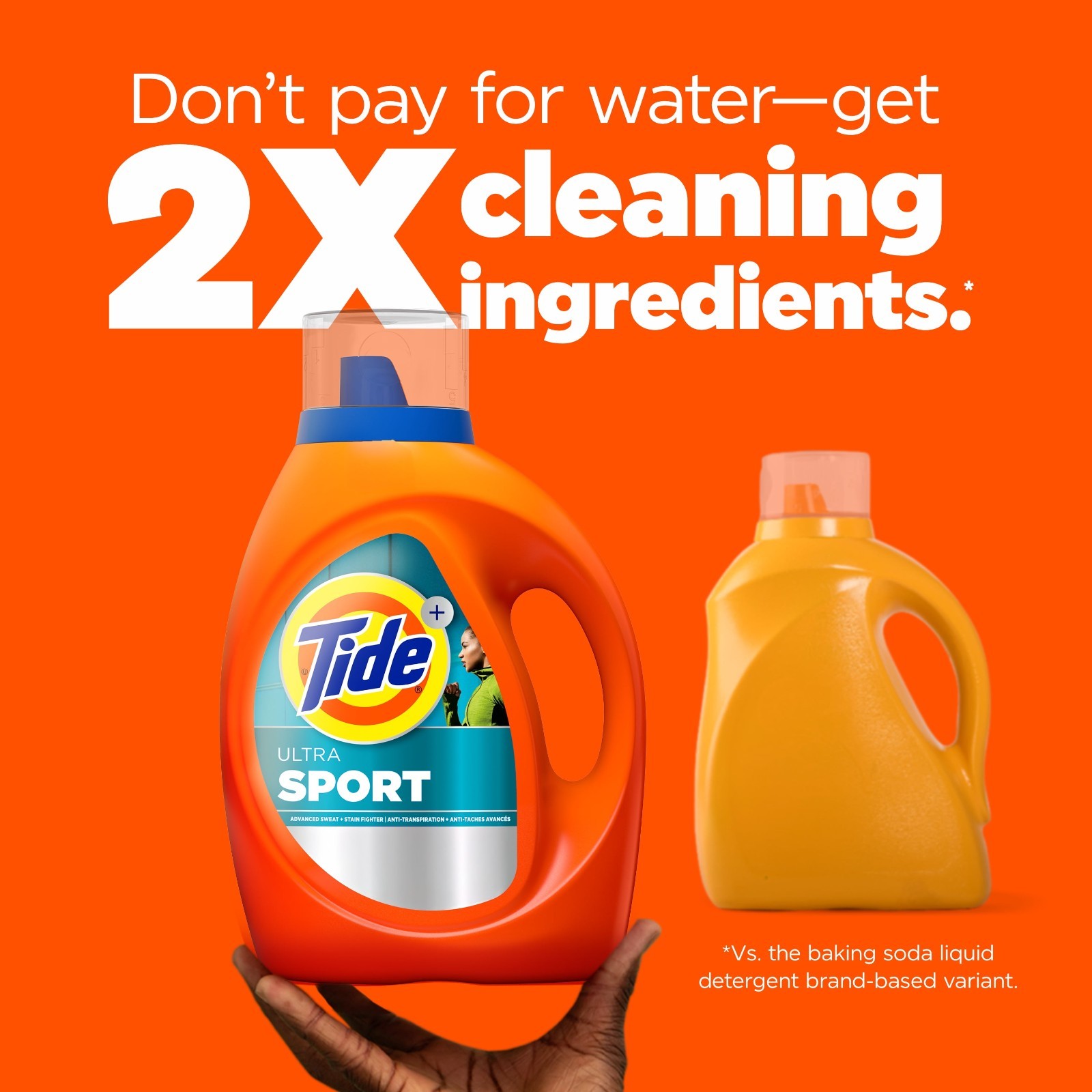 2Pack Tide Ultra Sport Liquid Laundry Detergent 117oz 83 Loads Sweat Stain Fight