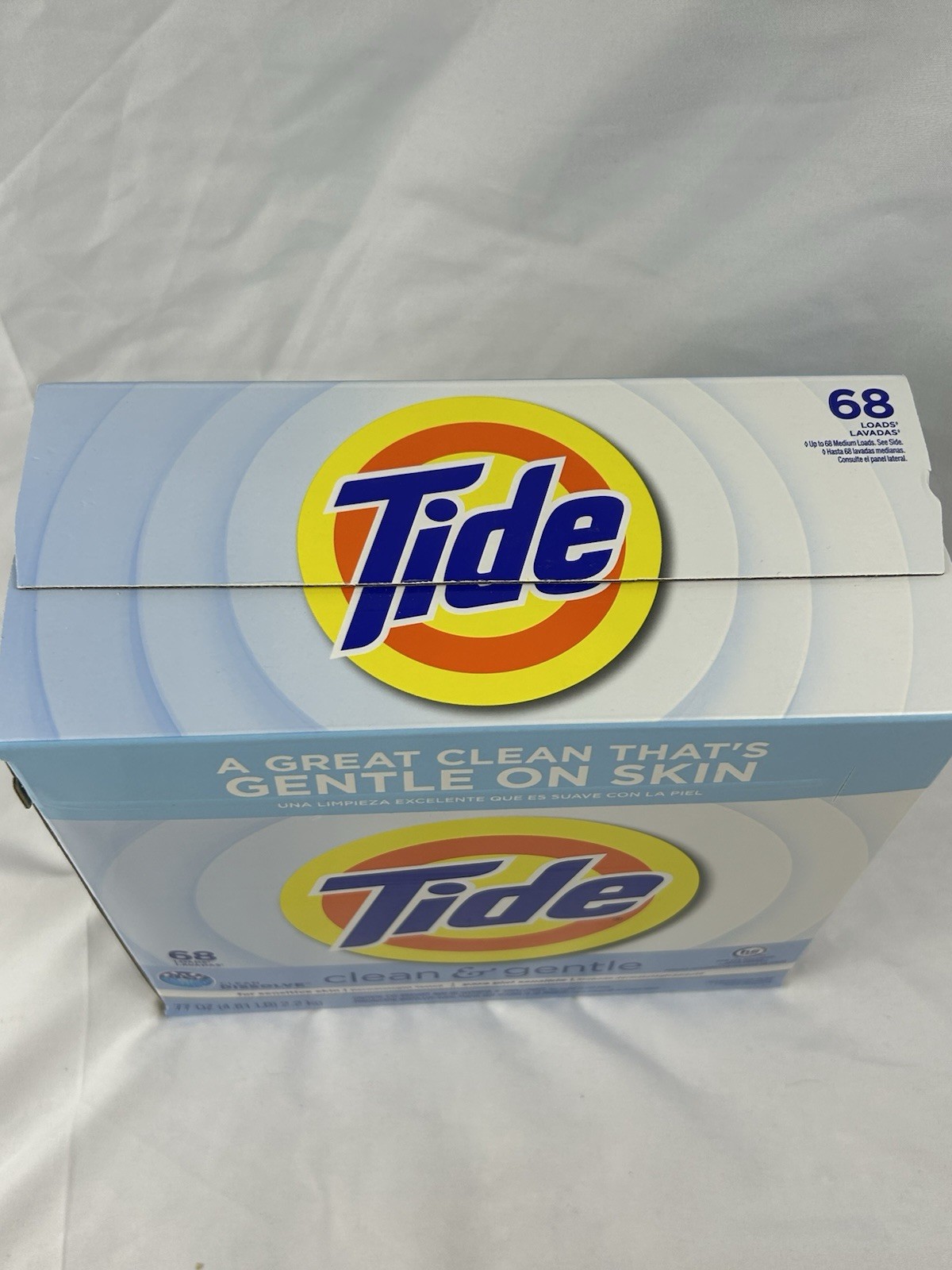 NEW Discontinued Tide Clean & Gentle Powder Laundry Detergent 68 Loads 77 oz