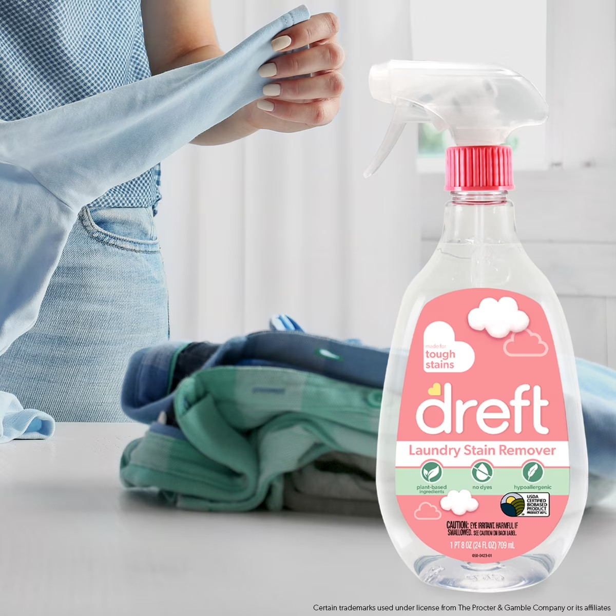 Dreft Plant Based Baby Spray and Wash Laundry Stain Remover,Baby Essentials,24oz