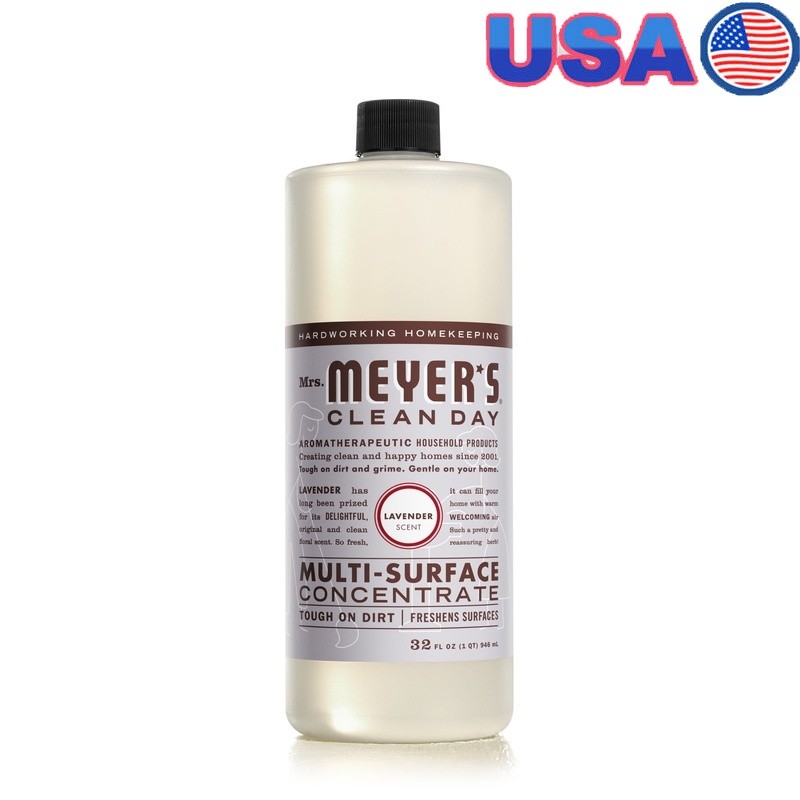 Multi-Surface Cleaner Concentrate Lavender Scent Plant-Based Biodegradable 32oz