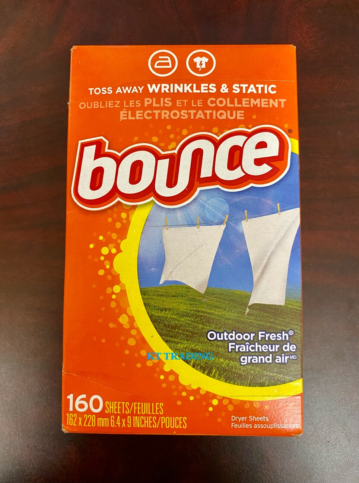 BOUNCE Clothes Softener Wrinkle Static Remover Dryer Sheets Outdoor Fresh 160 Ct
