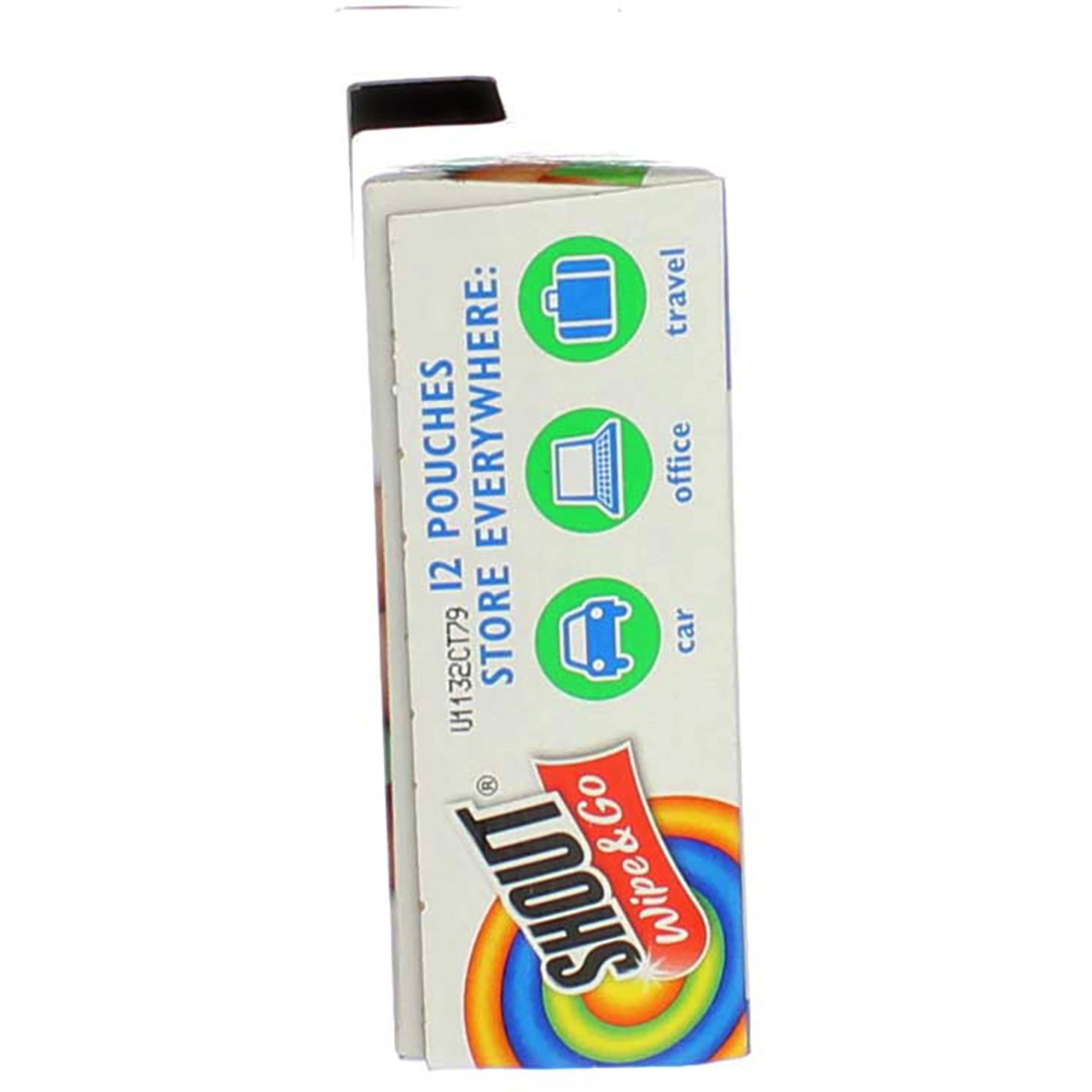 Shout Wipe & Go Instant Stain Remover Wipes, 12 Ct
