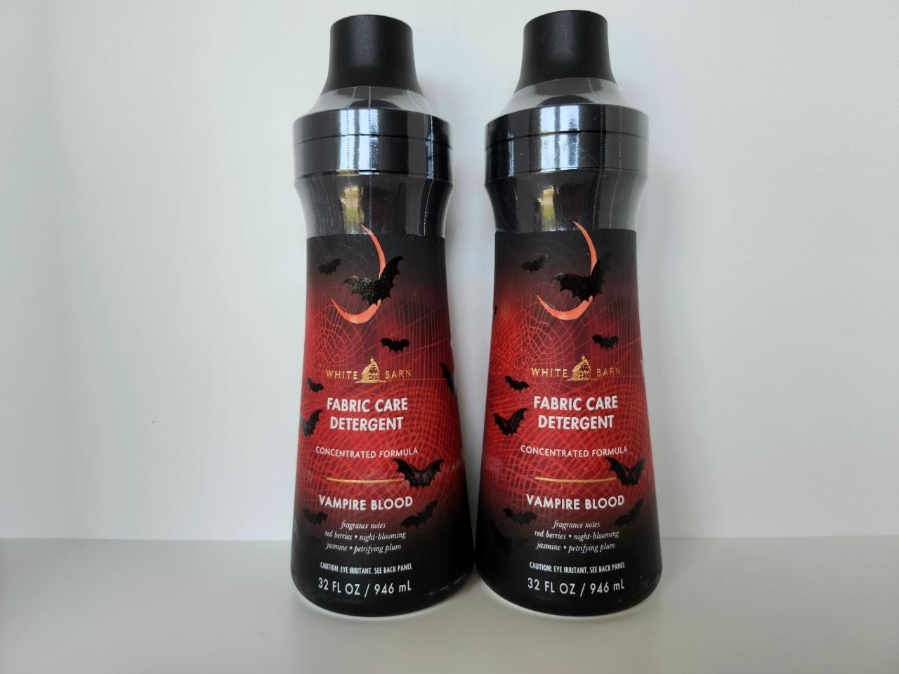 Bath & Body Works Vampire Blood Fabric Care Laundry Detergent Set Of 2
