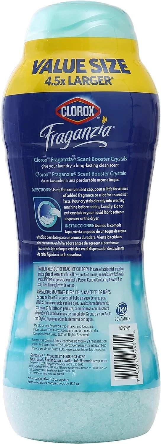 Clorox Fraganzia Ocean In-Wash Long Lasting Scent Booster Crystals 70oz.