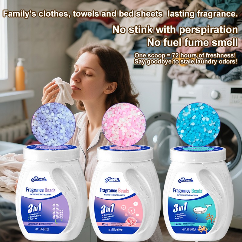 Mioszzi Laundry Scent Booster Beads, Static for Smoke Odor Eliminator Beads