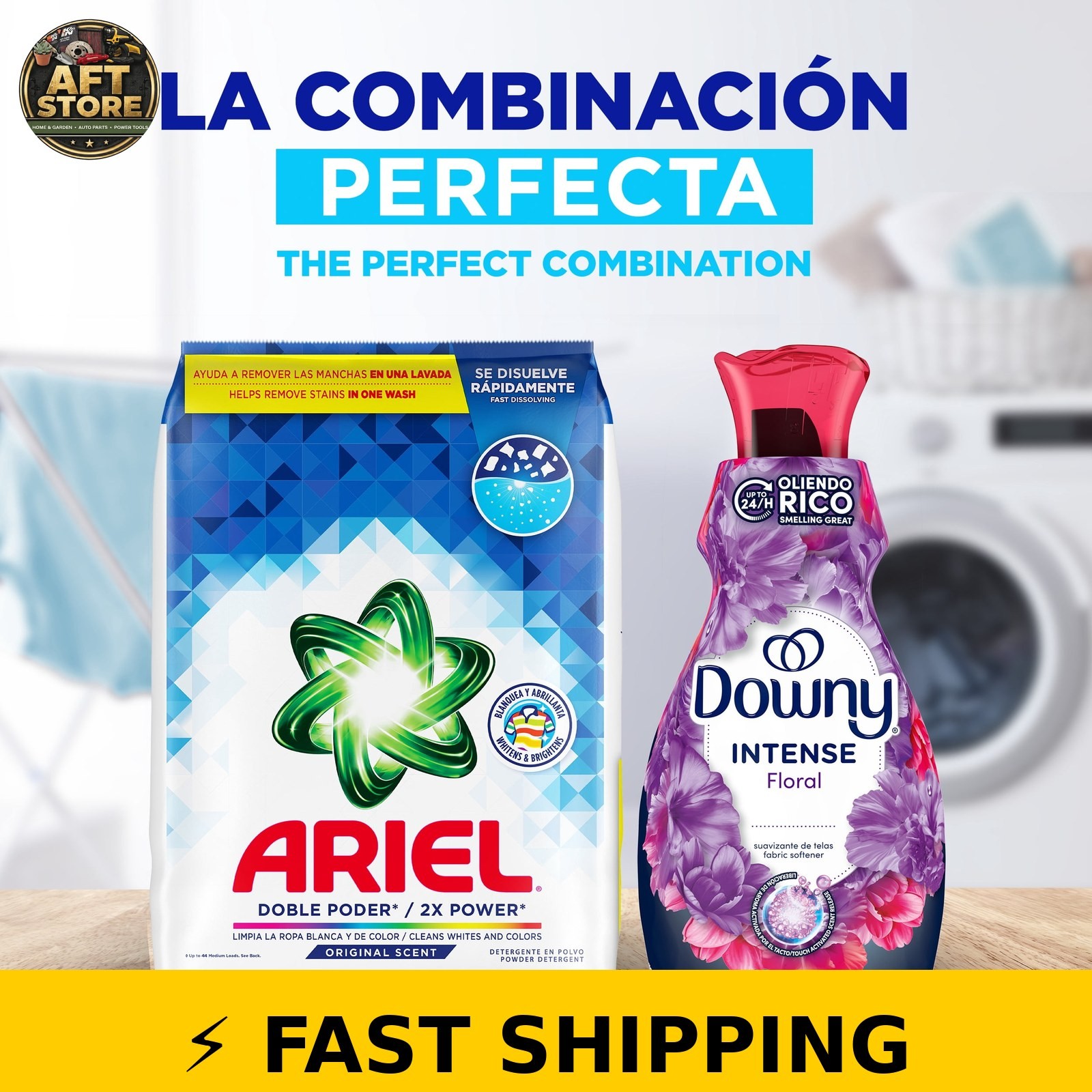 Ariel Laundry Detergent Powder, Original Scent, 5.8 kg, 129 Loads