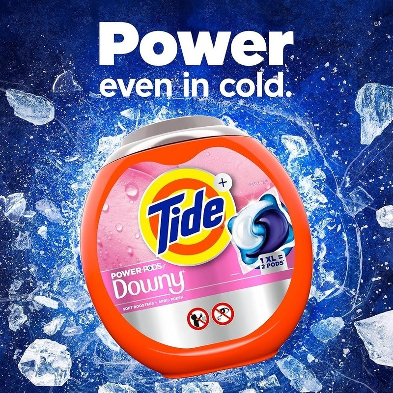 Power Pods Laundry Detergent Pacs Stain Remover Fabric Softener Fresh Clean New