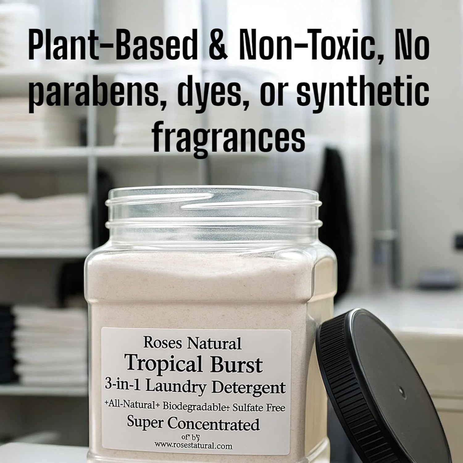 Tropical Burst 3-in-1 Laundry Detergent – Eco-Friendly & Sulfate-Free 32 oz