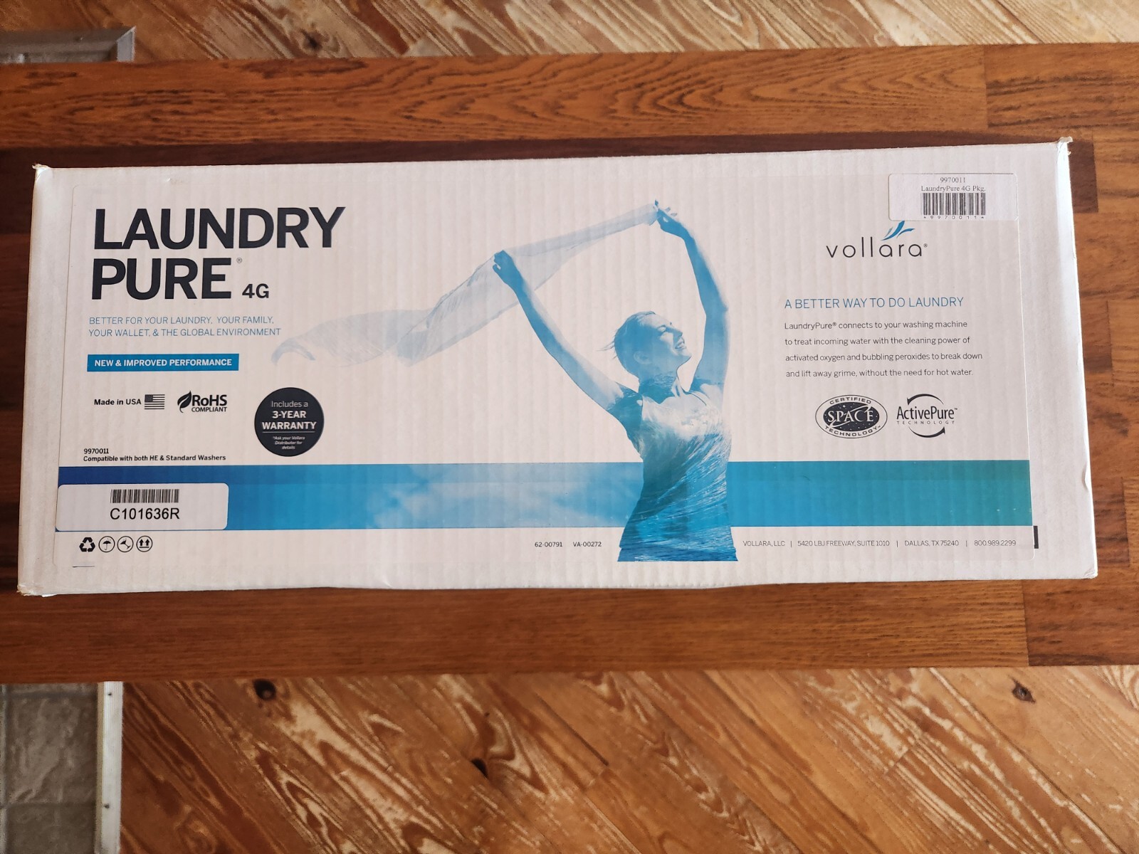 Vollara Laundry Pure W1004A For High Effiency and Standard Washers
