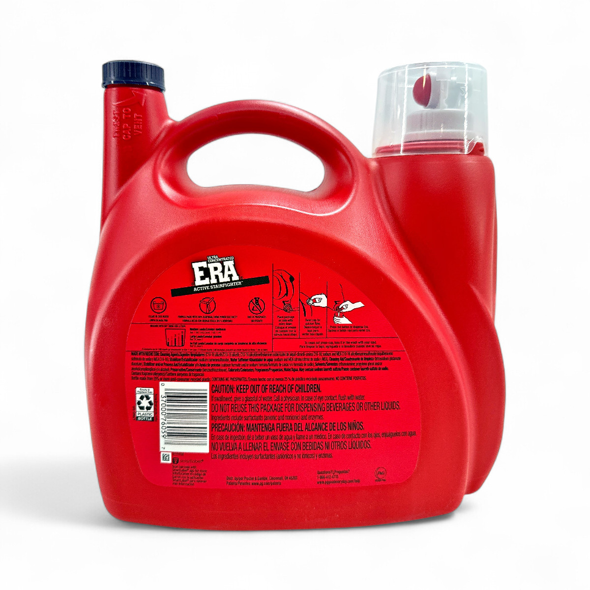 Era Active Stainfighter Unscented Liquid Laundry Detergent, 146 loads, 200 fl oz