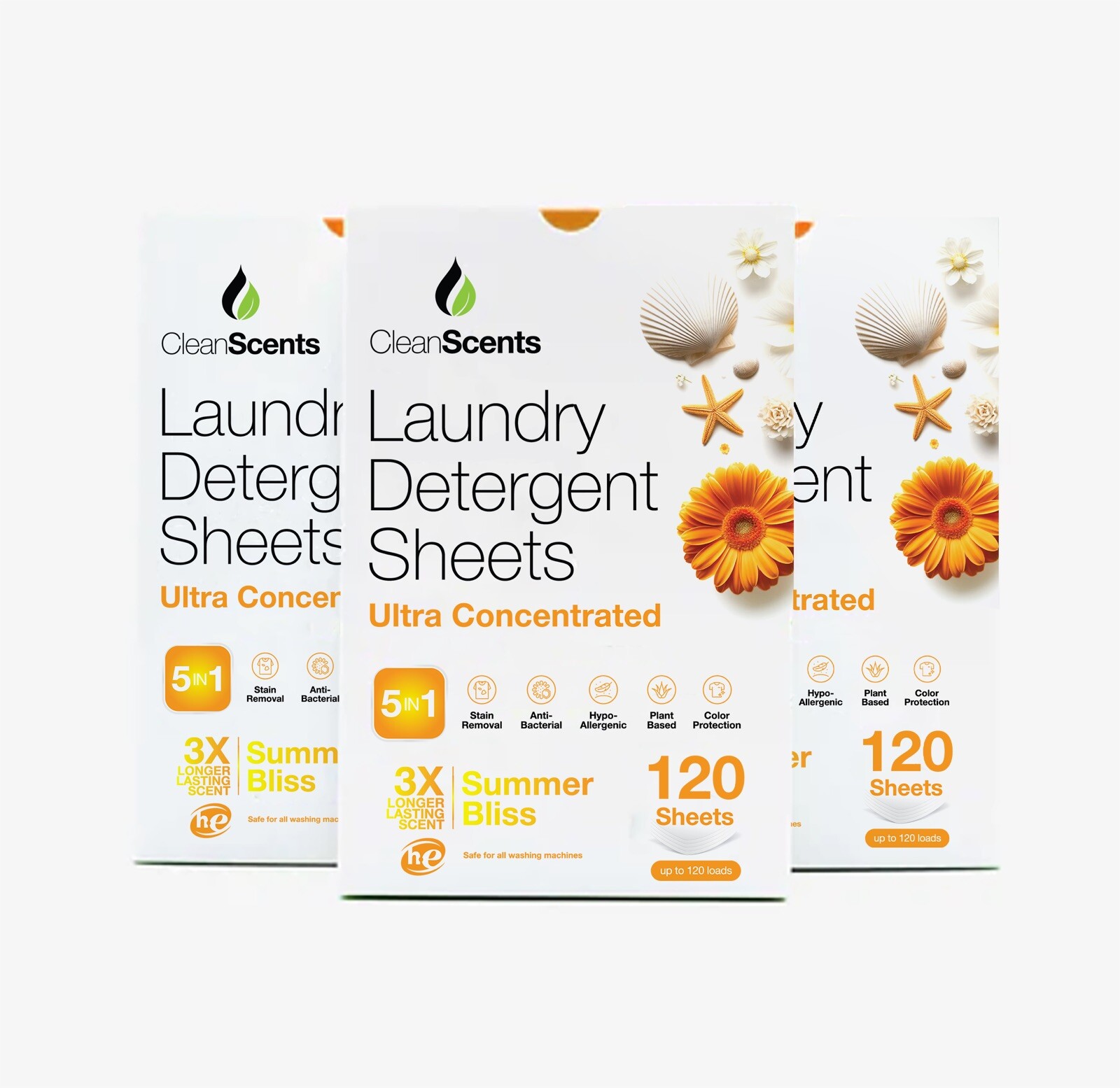 CleanScents Laundry Detergent Sheets