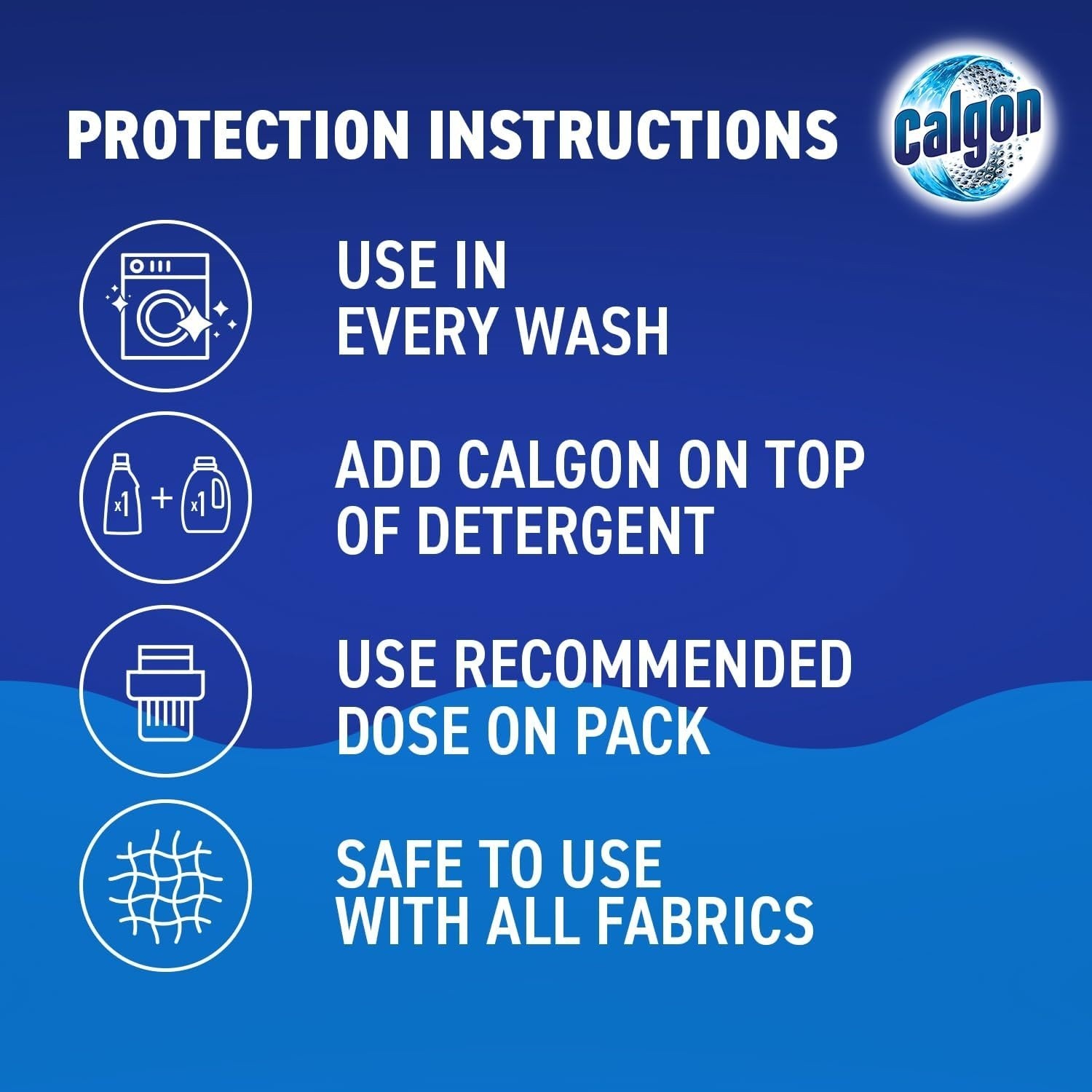 Calgon 4-in-1 Washing Machine Cleaner And Water Softener Tablets, 75 Ct, XL Size