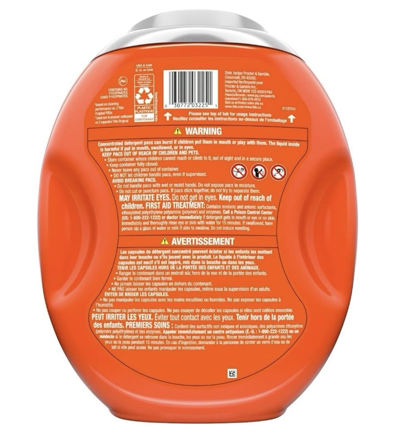 Tide Power PODS Odor Defense Oxi Laundry Detergent Pacs,Original Scent,63 Count