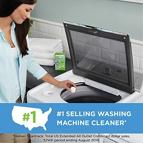 Washing Machine Cleaner,Clean Front Load & Top Load Washer,Including HE, 5 Count