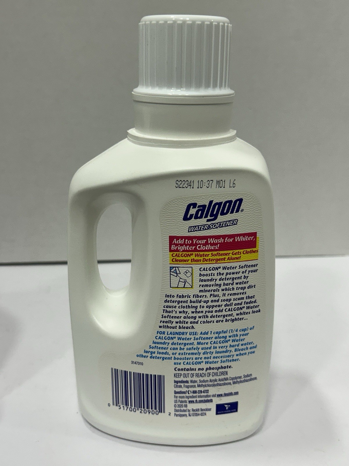 Calgon Water Softener For Whiter Brighter Clothes 32 oz Lot 2