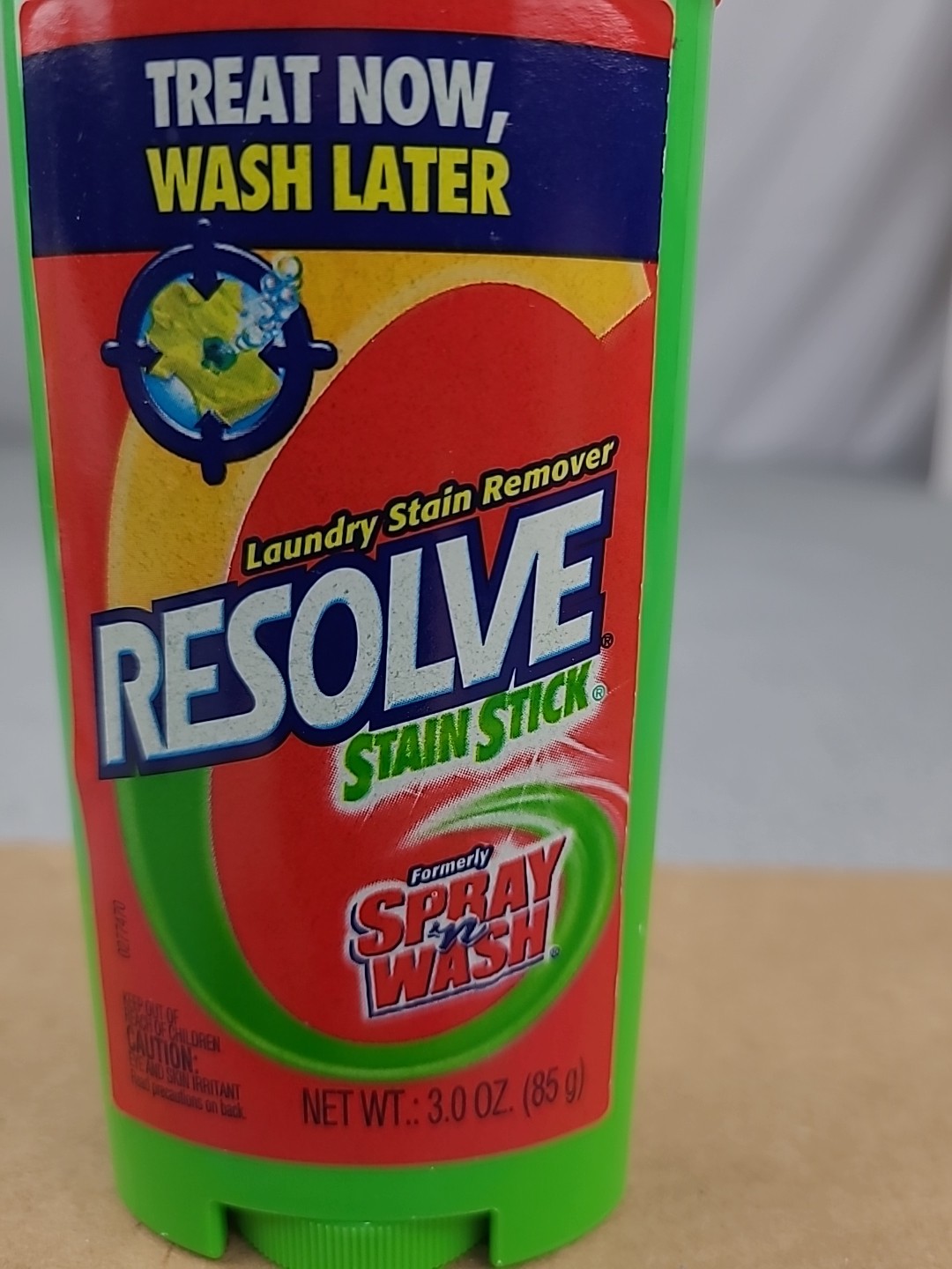 1x Spray n Wash Stain Removal Stick Laundry Clothes Pre Treater New 3 Oz