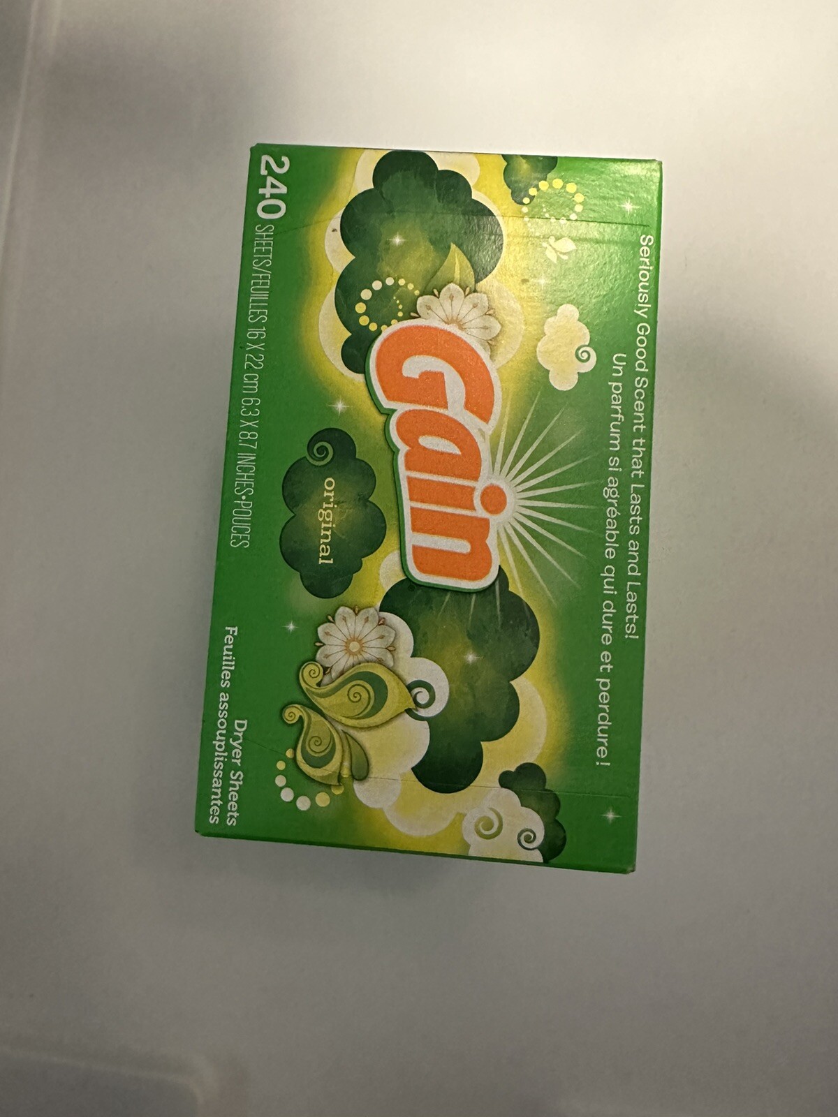 Gain Original Scent Dryer Sheets – 240 Count