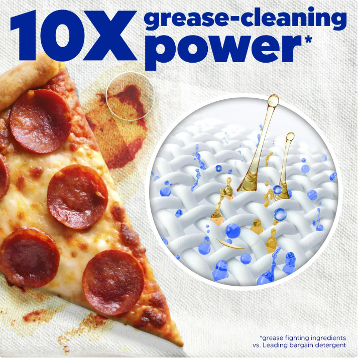 2 Pack Laundry Detergent Liquid w 6X Boosted Cleaning Power,Original,125fl oz Pk