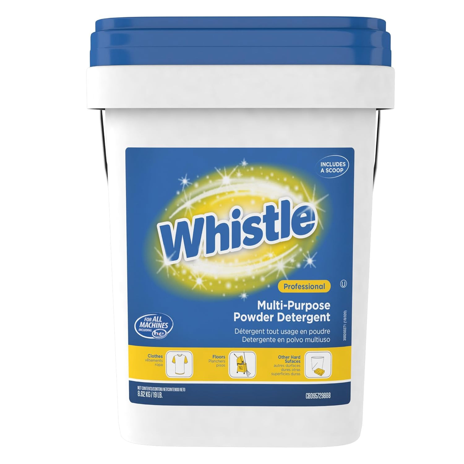 Whistle Multi-Purpose Laundry Detergent for Regular & High-Efficiency (HE) Machi