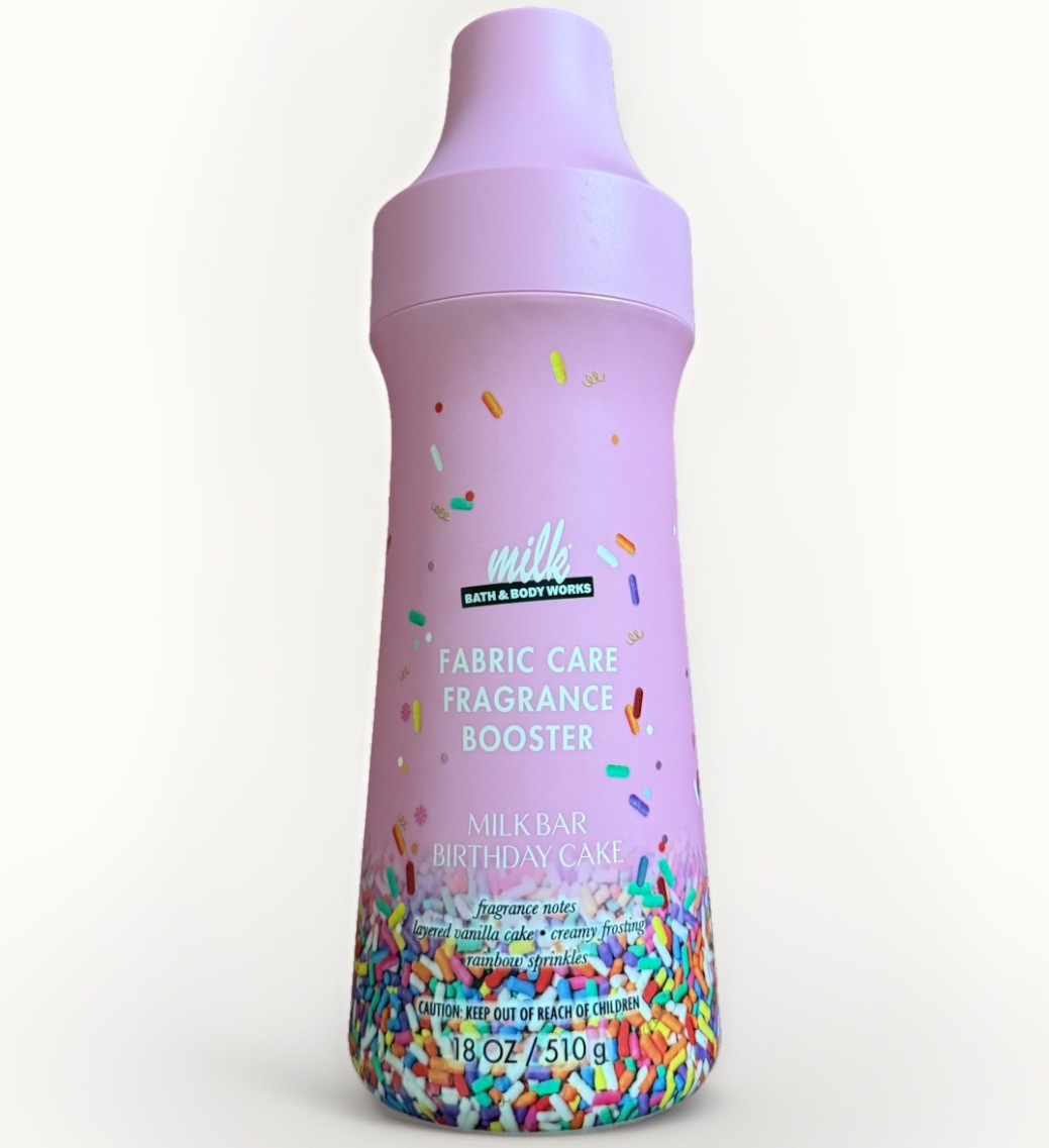 Bath & Body Works Milk Bar Birthday Cake Laundry Booster 18 oz RARE COLLECTION