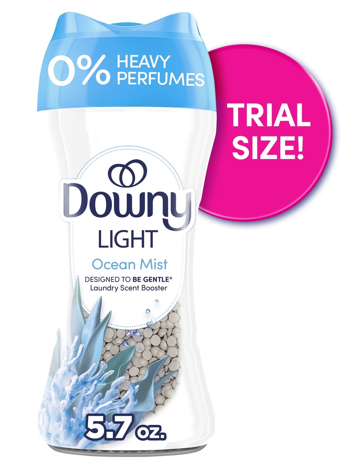In Wash Scent Booster Beads for Laundry Light Ocean Mist Fragrance No Heavy