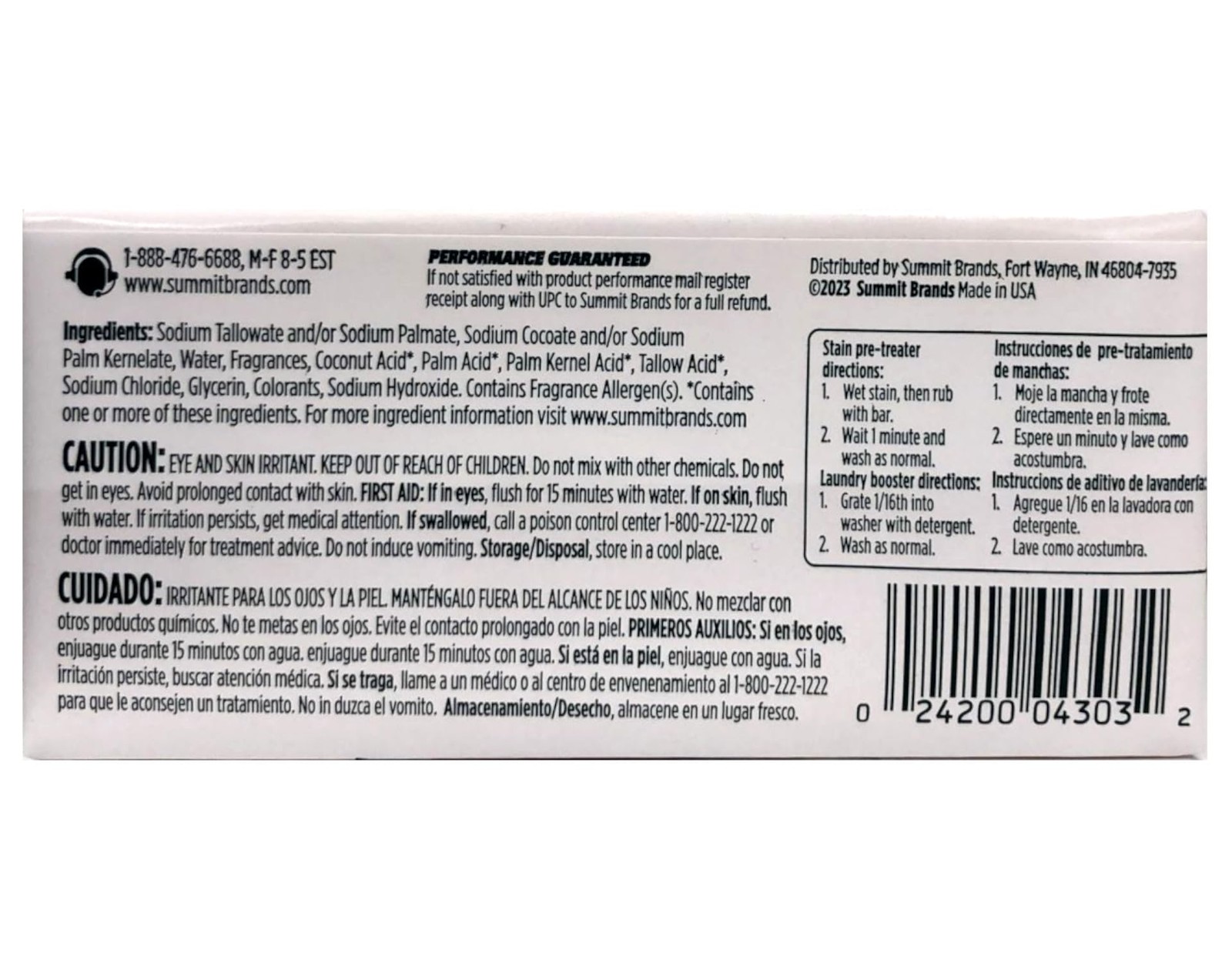 Purex Fels Naptha Laundry Soap Bar 5Oz Pack Of 2 Heavy Duty Stain Remover
