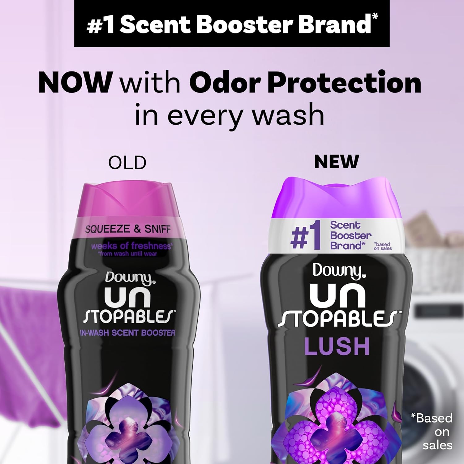 Unstopables In Wash Scent Booster Beads Lush 30.1 oz Laundry for Odor Protection