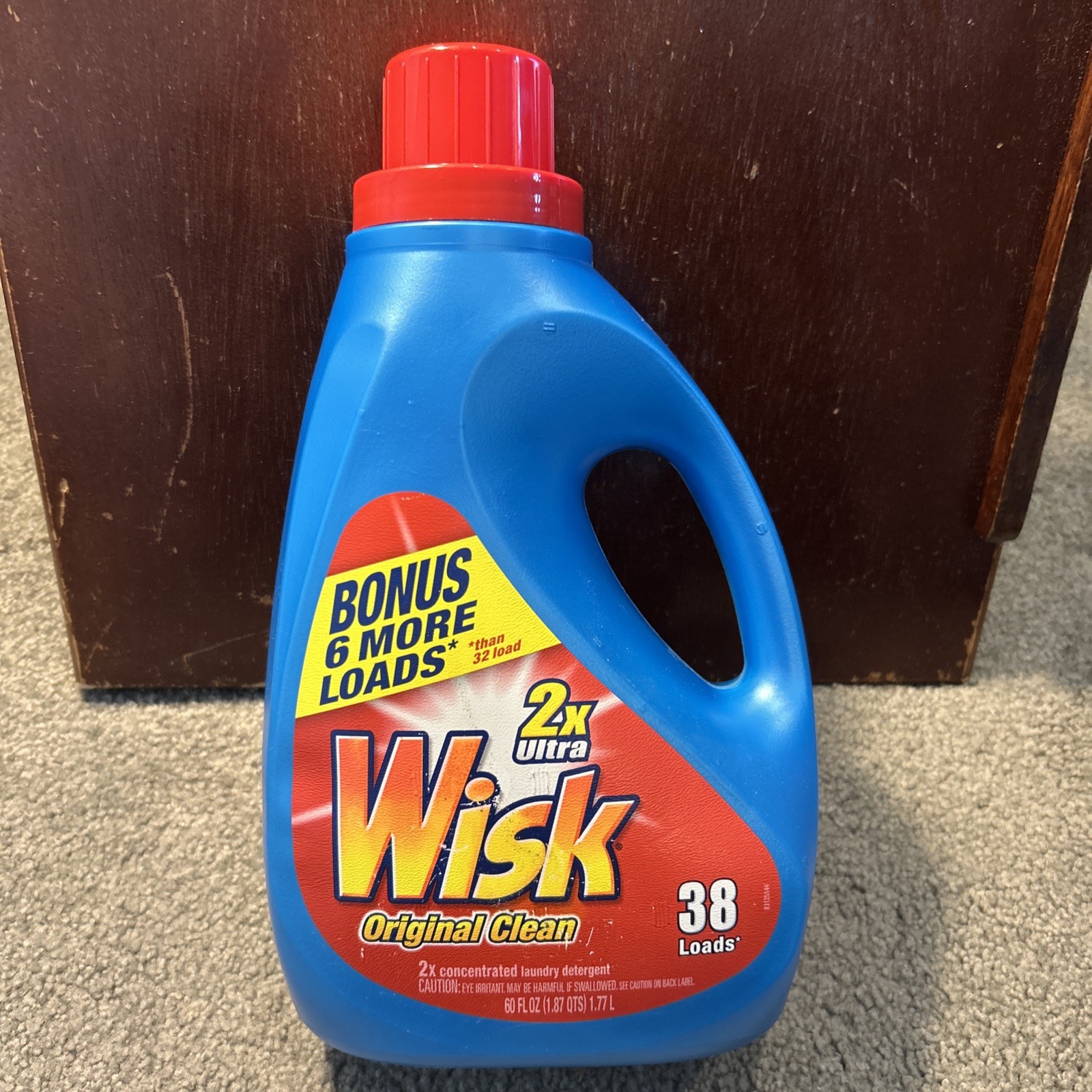 Wisk Original Clean 2X Ultra Concentrated Laundry Detergent 38 Loads – 60oz
