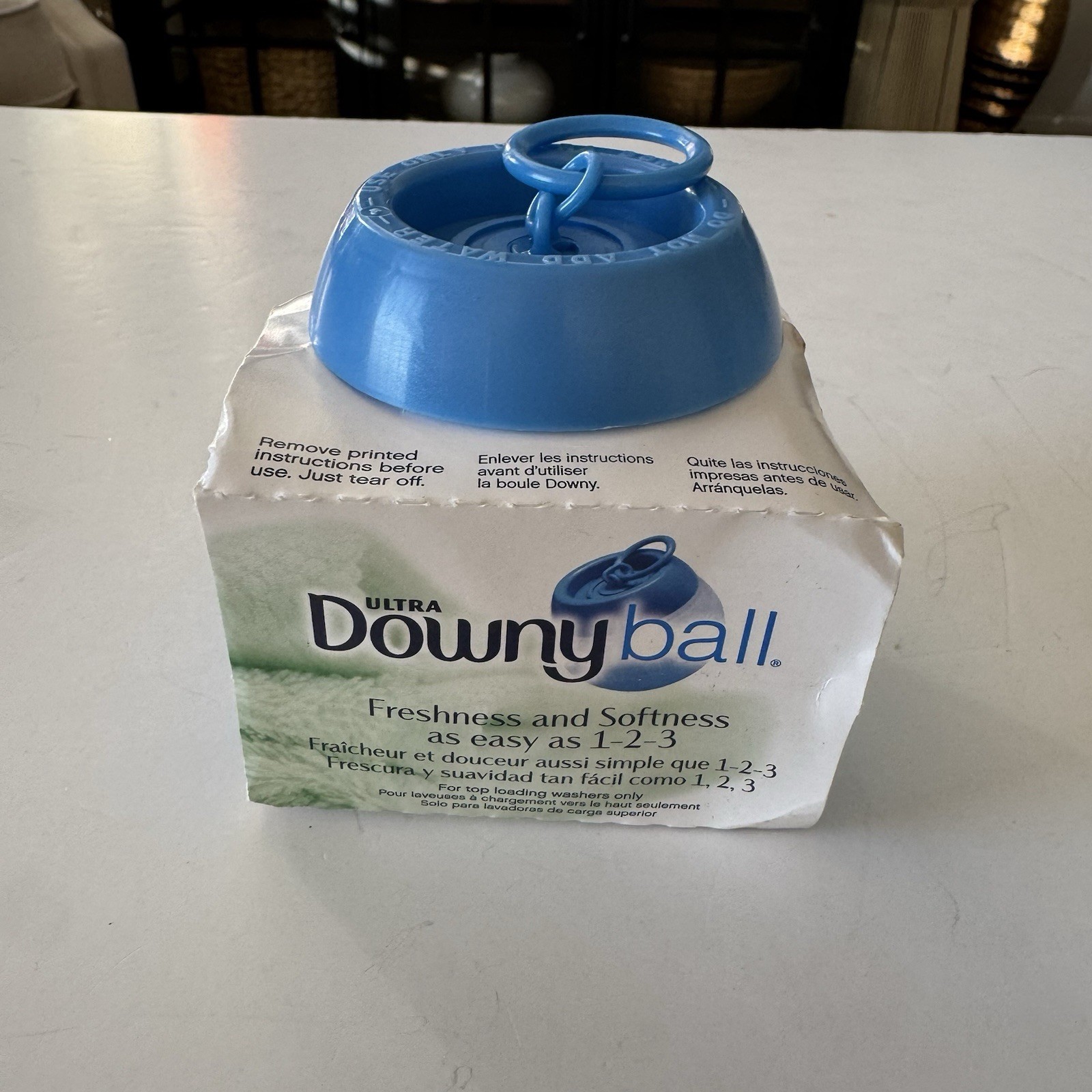 Downy Ball Liquid Fabric Softener Dispenser Washing Machine Assist New