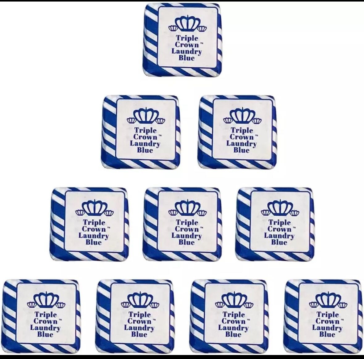 Triple Crown Laundry Blue Squares Whitener (12) – Tariffs are paid by us for USA