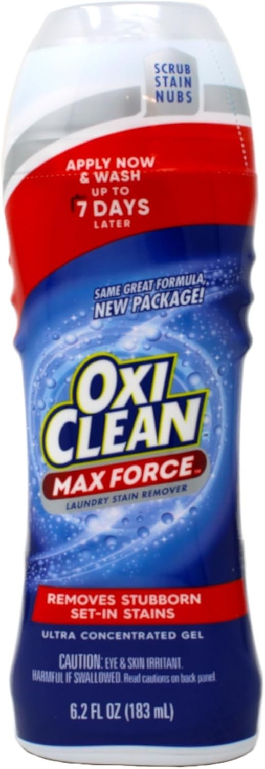 MaxForce Gel Stick 6.2 oz: Unscented, Effective Stain Removal for All Fabrics
