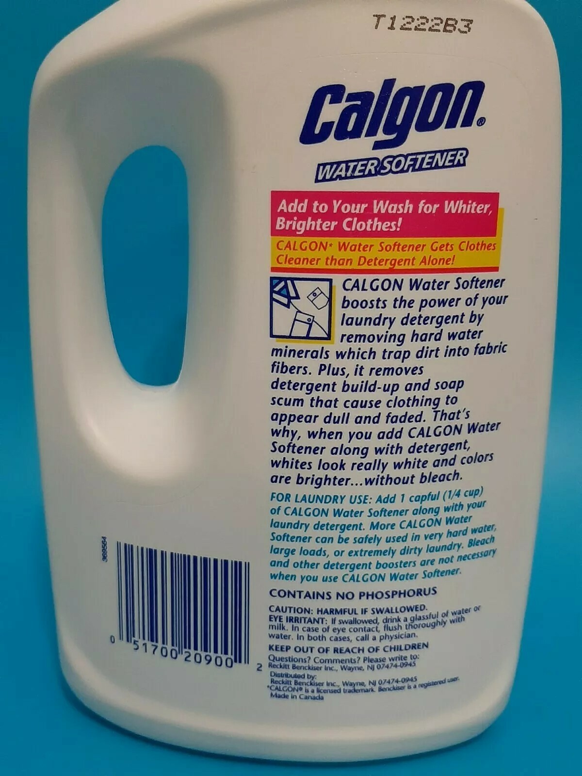 Lot of 2 Calgon Liquid Water Softener Laundry Detergent Booster 32 Oz. Each New