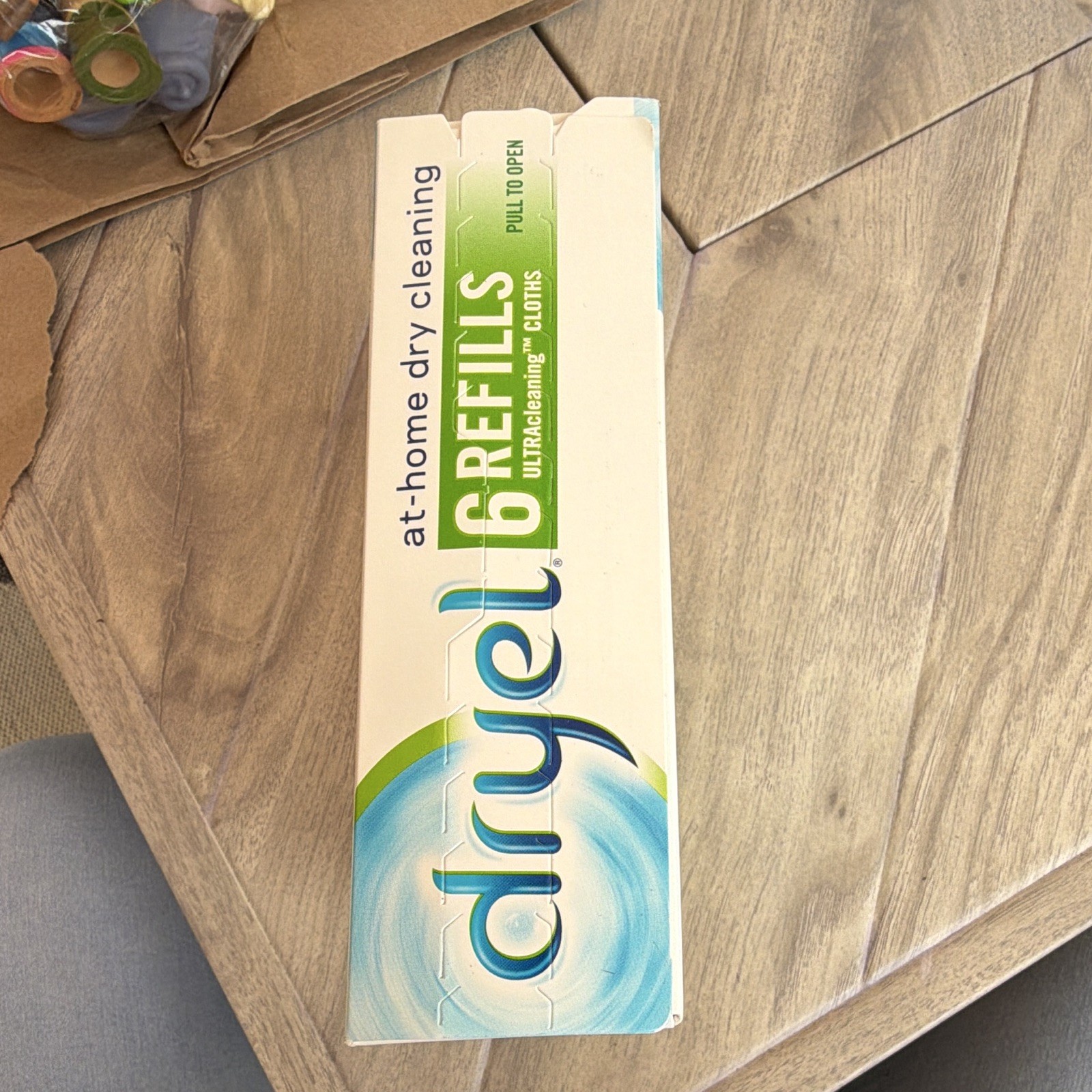 NEW – Dryel At-Home Dry Cleaning Refills 6 Cloths HE Clean Breeze – 24 Garments