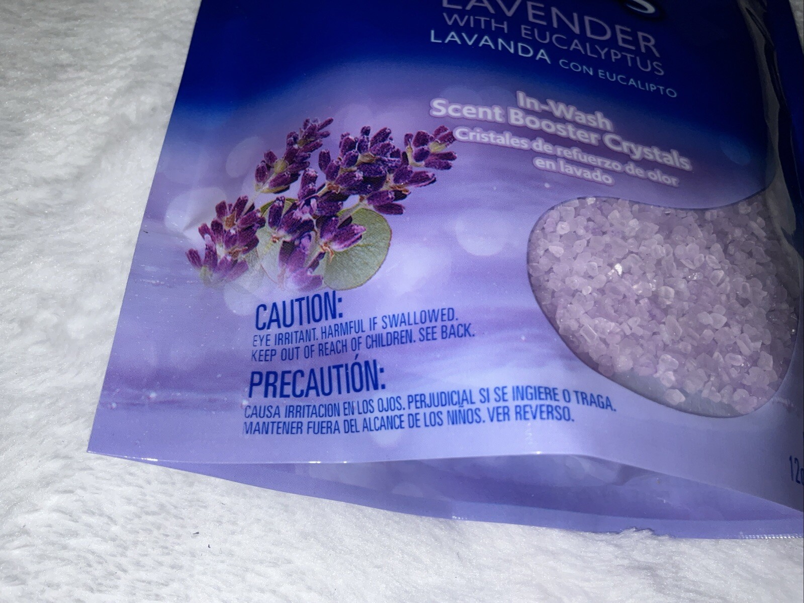 CLOROX FRAGANZIA LAVENDER/EUCALYPTUS INWASH BOOSTER CRYSTALS 10 OZ NEW Lot Of 3