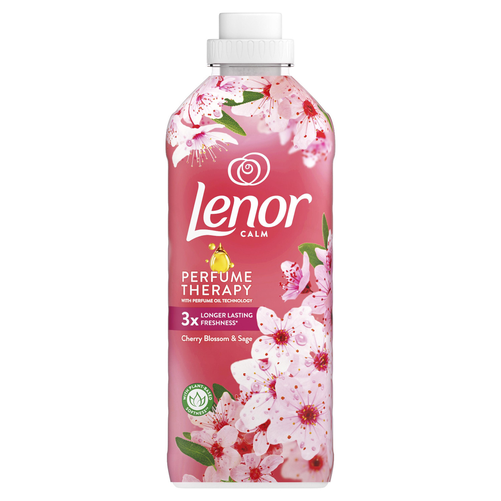 LENOR CHERRY BLOSSOM & SAGE Laundry Liquid Fabric Softener Bottle 850ml