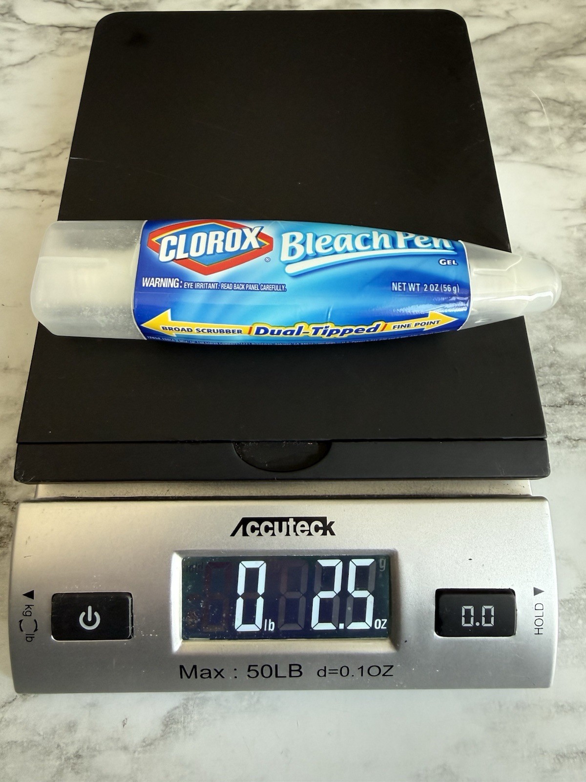 Clorox Bleach Pen Gel For White Cleaner Whites Dual Tipped Scrubber & Fine Point