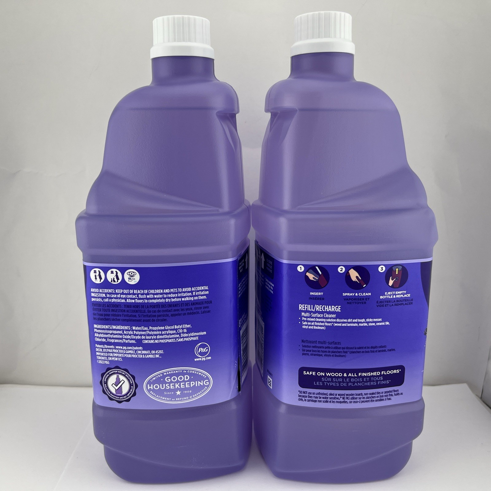 Swiffer Wet Jet Solution Refill, Febreze Lavender, 42.2 oz Ea, 2 PK – Free Shipp