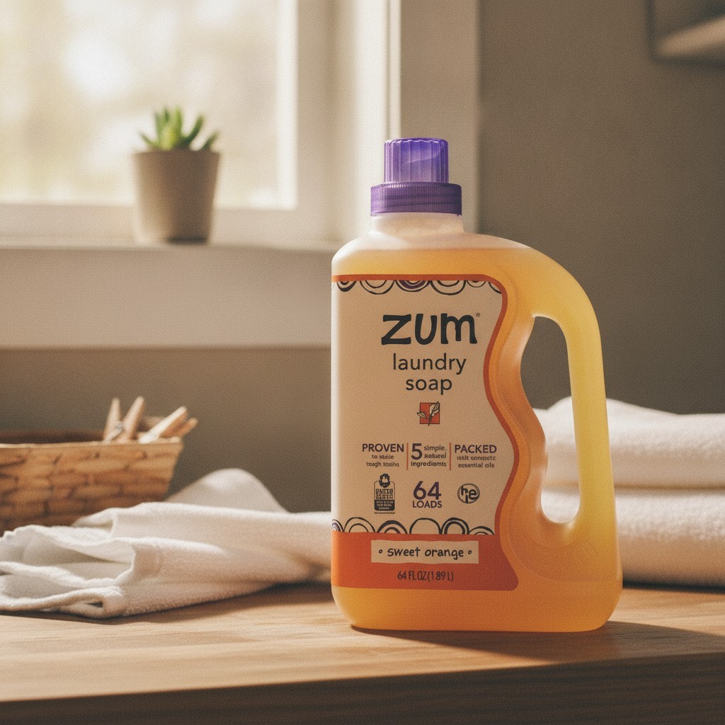 Zum Laundry Soap by – Liquid, Plant-Based Soap with Baking Soda, Essential Oi…